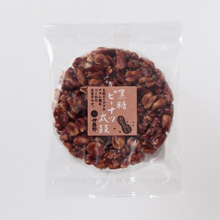 Ito-ken Brown Sugar Peanut Rice Cracker 1pc 1 each