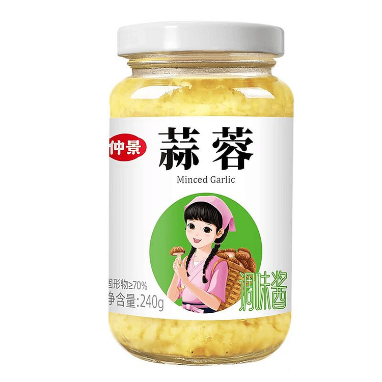 Zhongjing Garlic Paste Sauce with Fresh Garlic 180 180 g