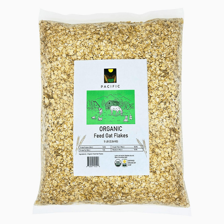 PACIFIC 宠物食品有机燕麦片（5磅装）