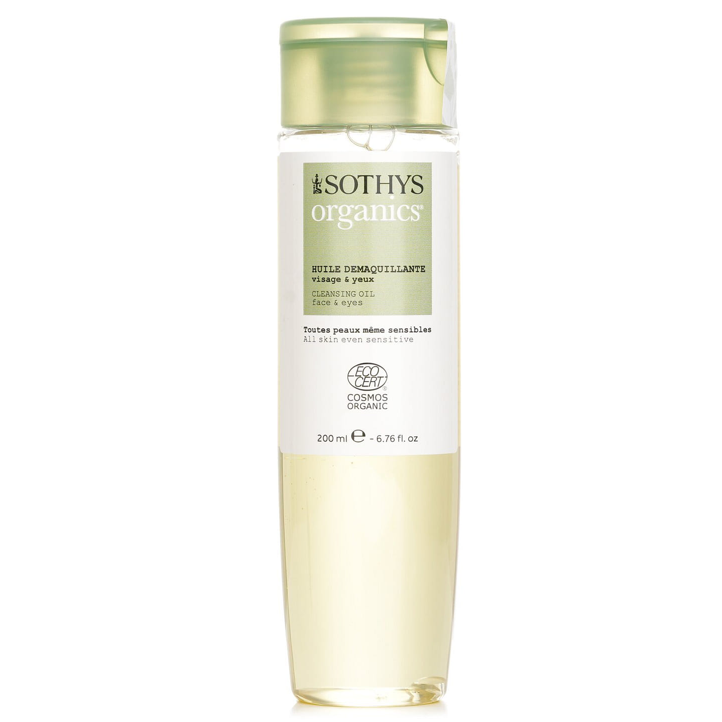 Sothys Organics Cleansing Oil For Face And Eye 200 밀리리터