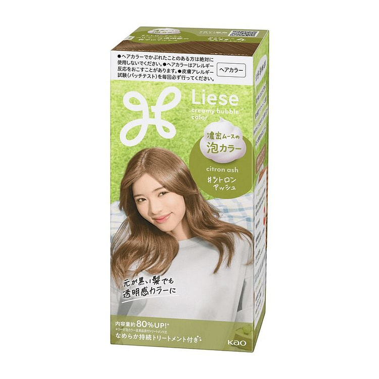Kao Liese Prettia Foam Color Citron Ash 115mL 115 ml