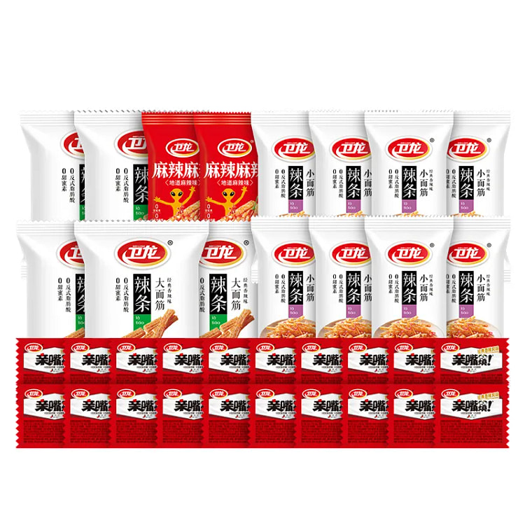 Weilong Spicy Gluten 630g/35 Packs