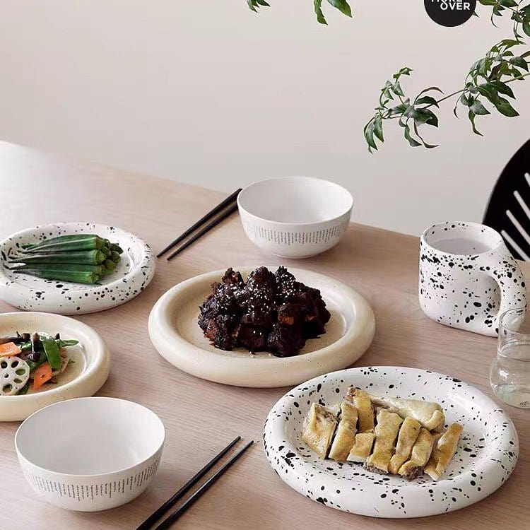 Moreover Original Nordic ceramic plate 640g*1 piece 640 g
