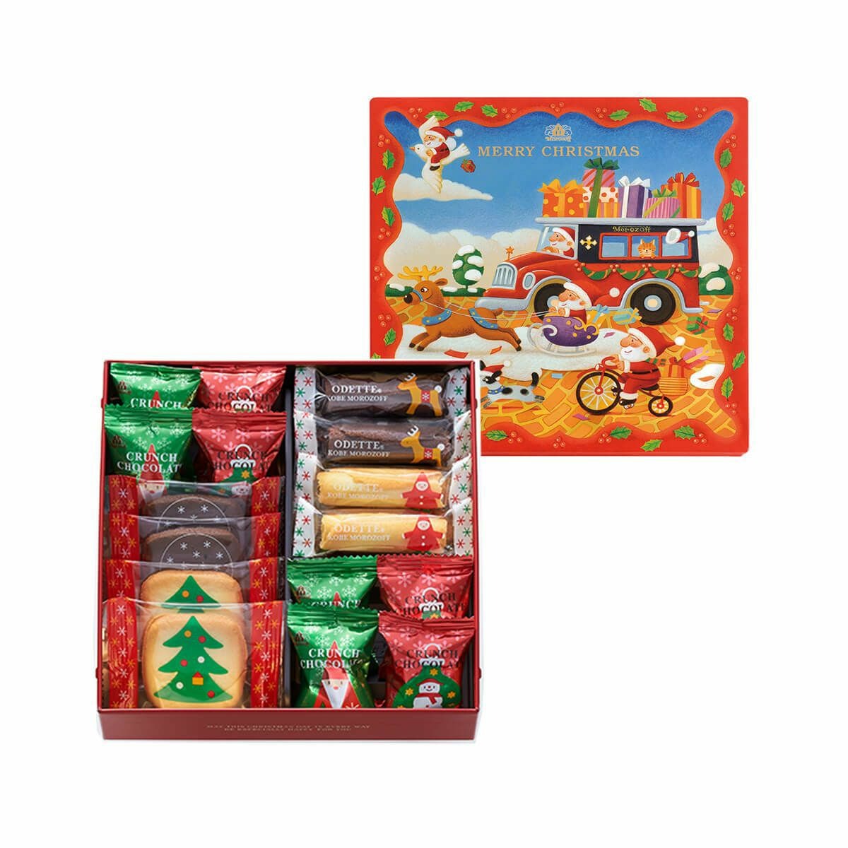 Get MOROZOFF Christmas Snack Set 19pcs 1 box Delivered | Weee