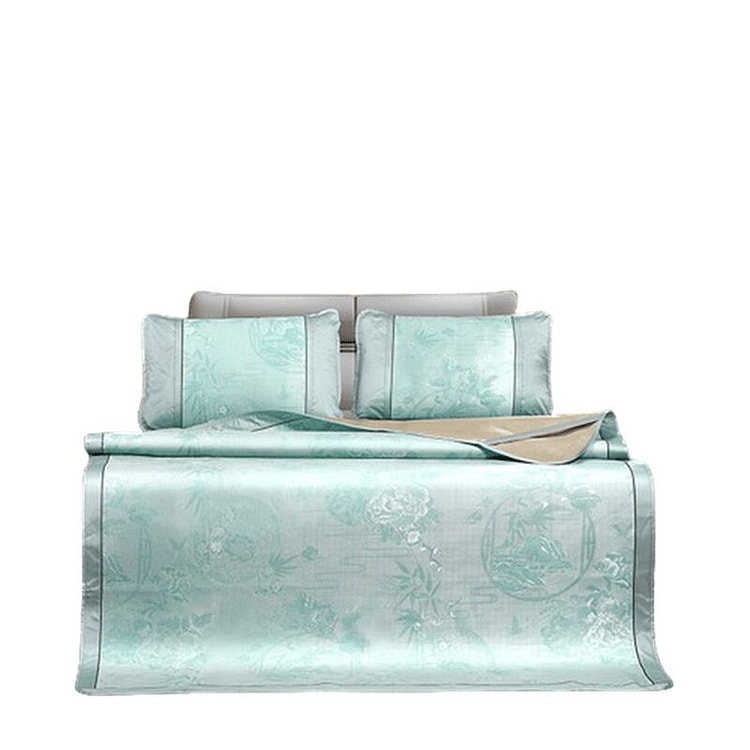 FUANNA Summer Mat Three-Piece Set, Ice Silk Mat 1 each
