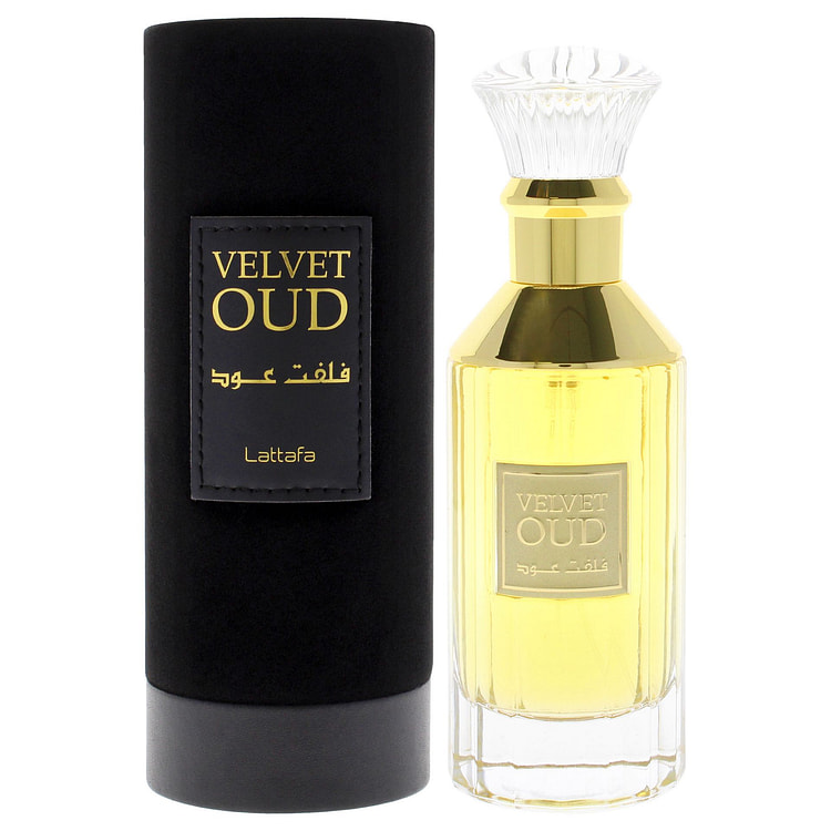 Velvet Oud của Lattafa dành cho cả nam và nữ - Xịt EDP 3,4 oz 3.4 oz