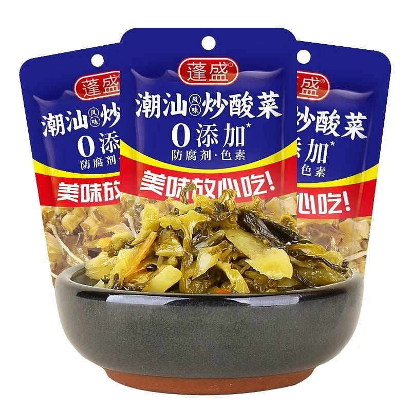 蓬盛 【广东潮汕风味】酸菜下饭菜 炒酸菜拌饭拌面 70 克