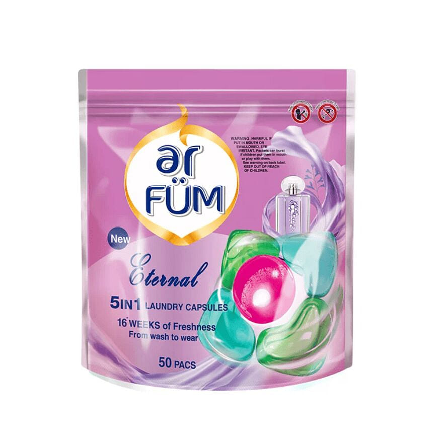 Arfum forever 5-in-1 laundry pods 50 pacs 1 pack