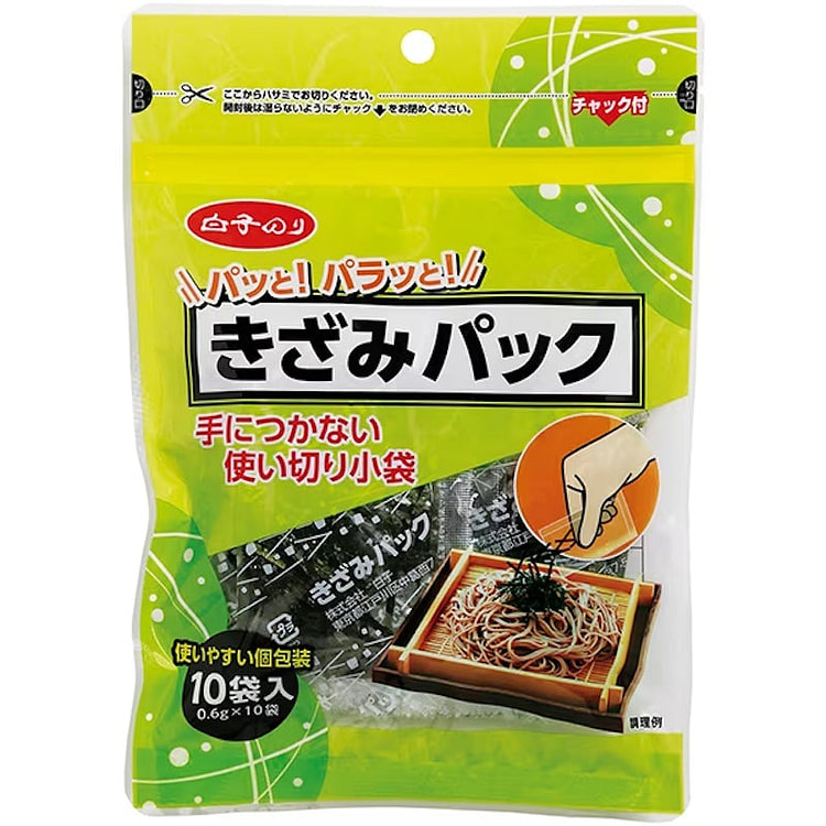白子切片烤海苔 0.6克 x 10包 1 份