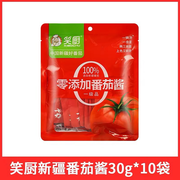 笑厨  新疆番茄酱 0添加  1包 300 克