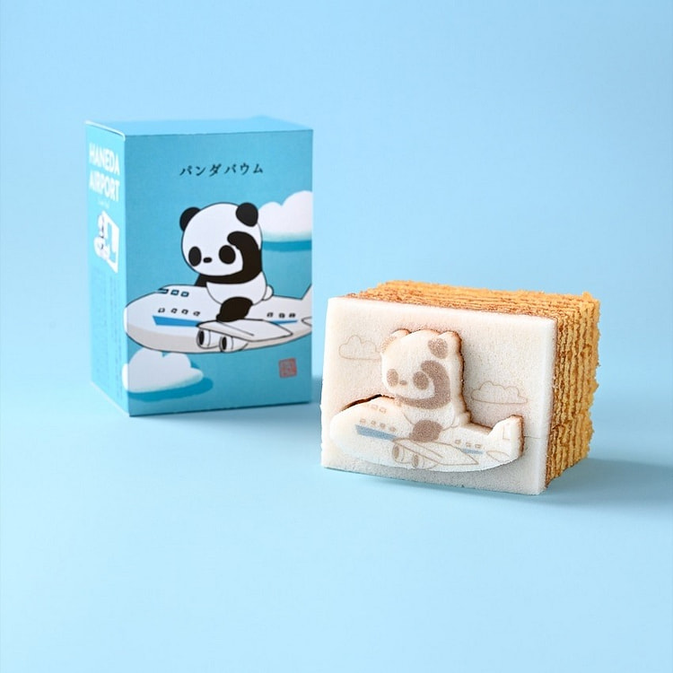 【日本直送】熊猫年轮蛋糕（焦糖布丁味） 1枚入