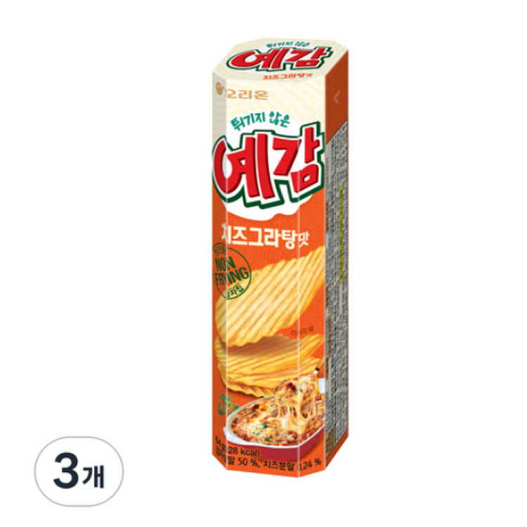 [한국 직배송] 예감 치즈그라탕맛 64g, 3개