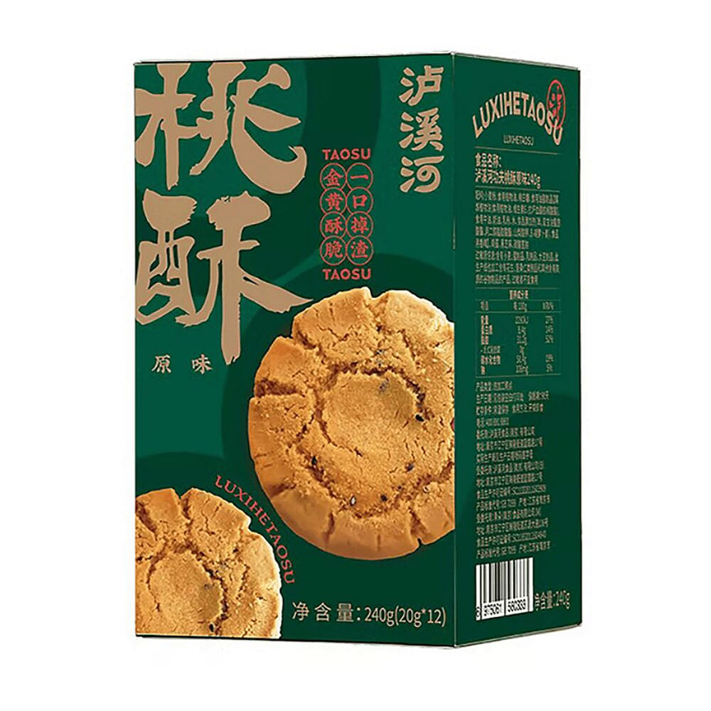 Taoxihe Kung Fu Peach Crisp, Original Flavor 1box 240 g
