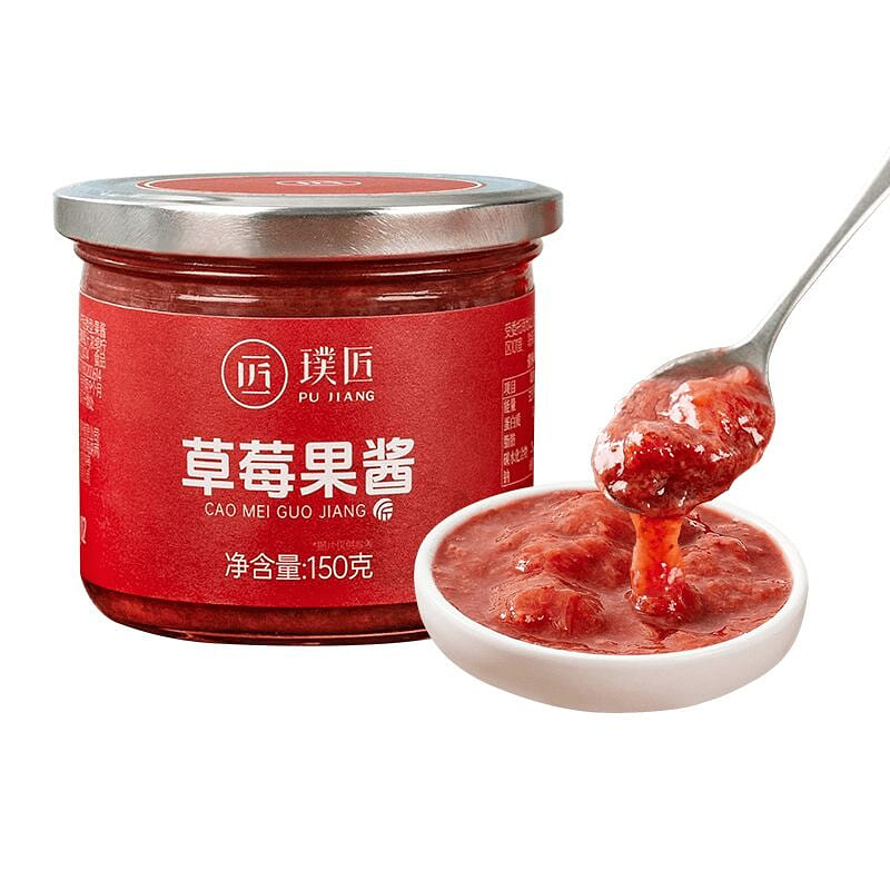 Pujiang Strawberry Jam Spread 0 Fat Baking 150g 150 g