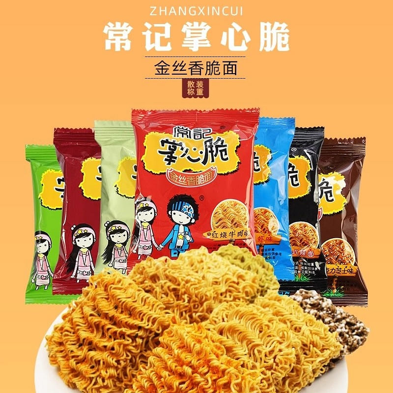 【常记】干脆面 掌心脆 干吃方便面 随机一袋 1 个