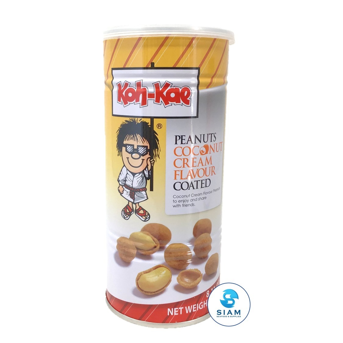 Get KohKae Peanut Thai Snack, Coconut Cream Flavor Coated Delivered