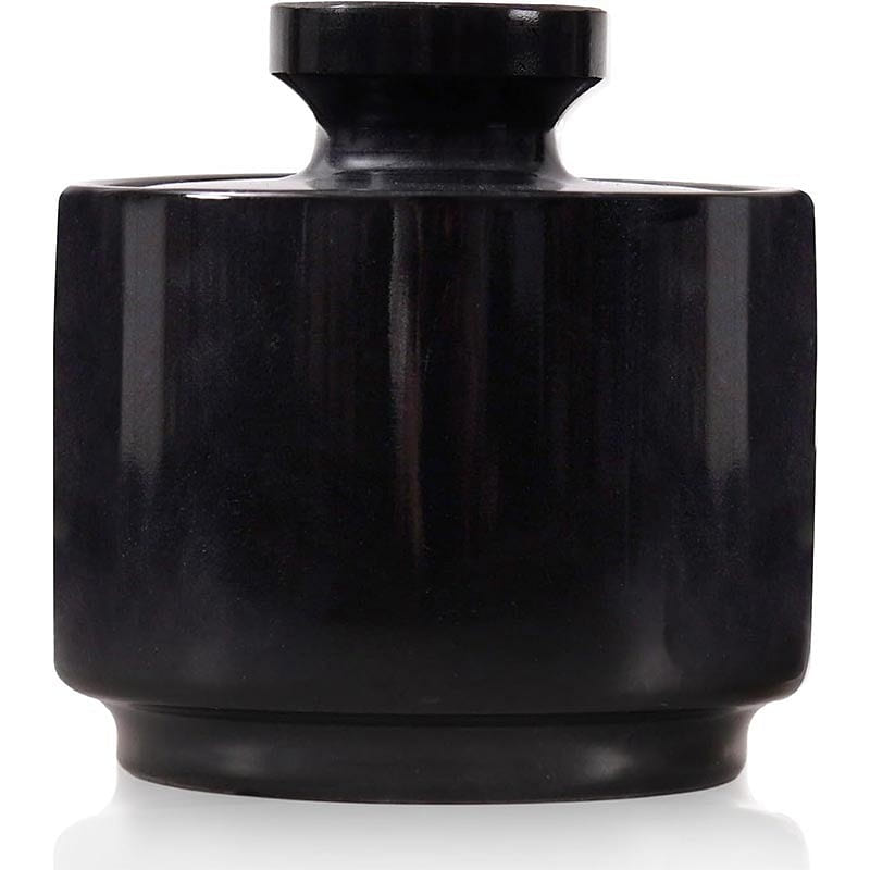 Radicaln Marble Salt Cellar with Lid, Black 1 each