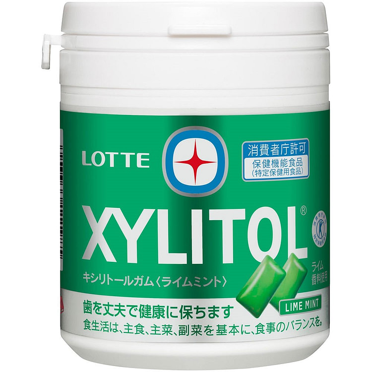 LOTTE 木糖醇青柠薄荷味口香糖 133g