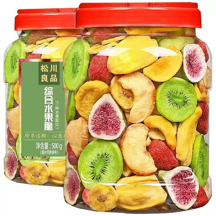 七种冻干水果干500g/罐