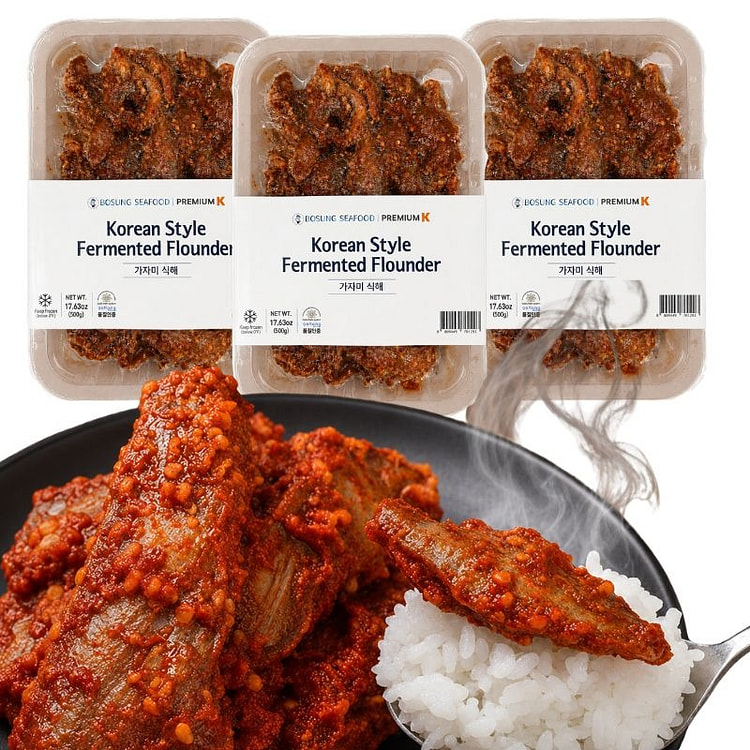 Korean Fermented Flounder 500 g*3 pack
