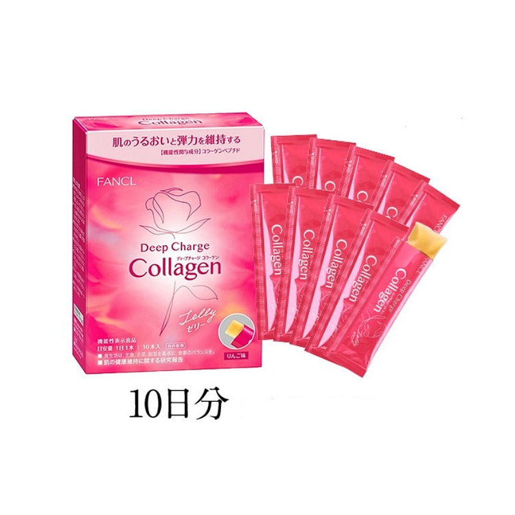 FANCL Deep Charge Collagen Stick Jelly 20gx10pcs 1 each