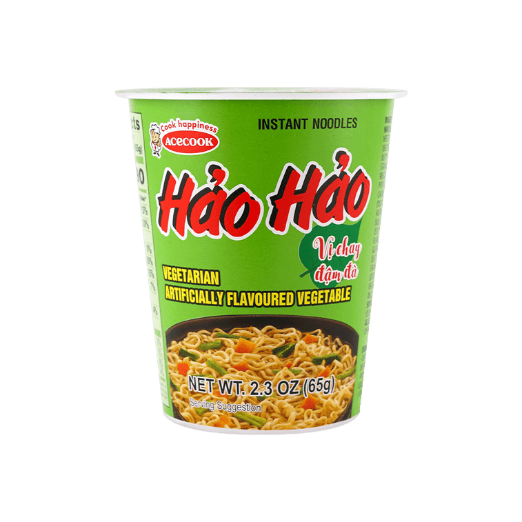 Acecook Hao Hao Vegetarian Flavour Cup Noodles 1 count 1 each