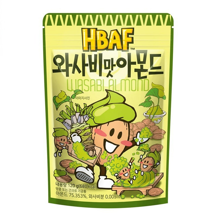 HBAF Wasabi Almond 1 count 120 g