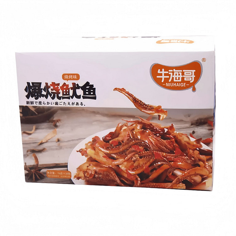 牛海哥鱿鱼-香辣味15g*10袋铁板鱿鱼零食小吃 150 克