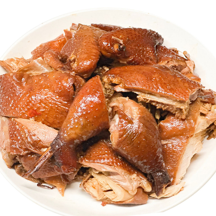 手撕风味熏鸡 整只带骨