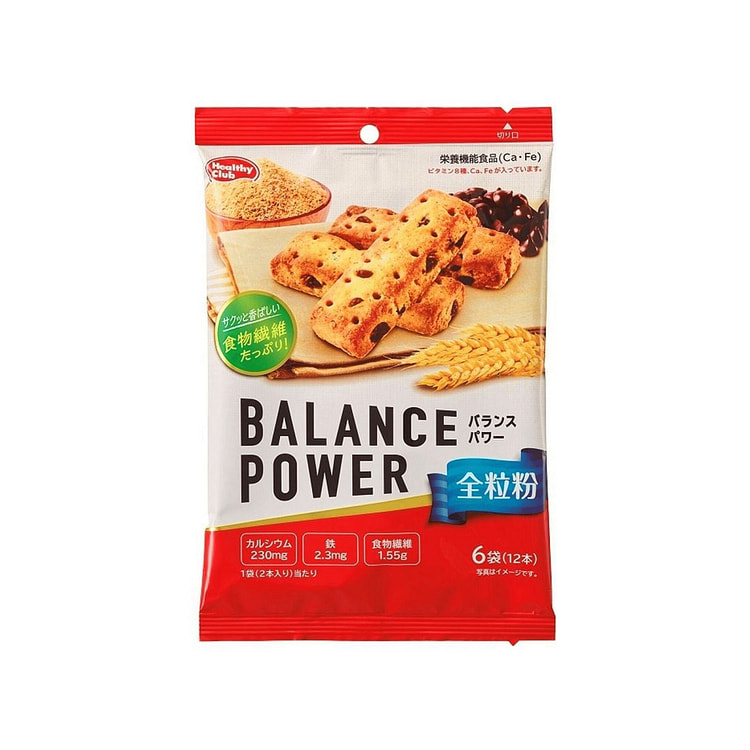 滨田制果 代餐能量棒 全麦 12枚 1 份