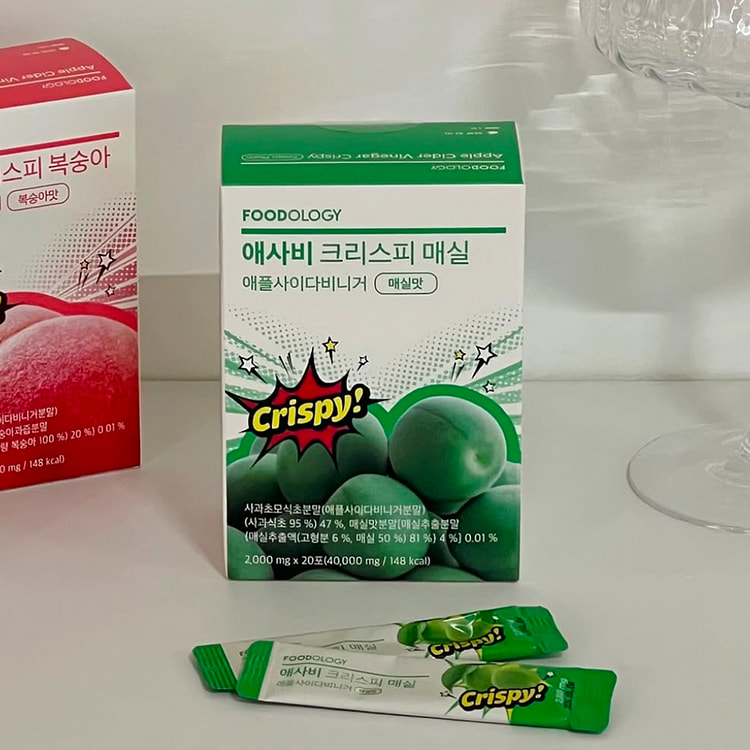 FOODOLOGY苹果醋纤体口嚼糖梅子味