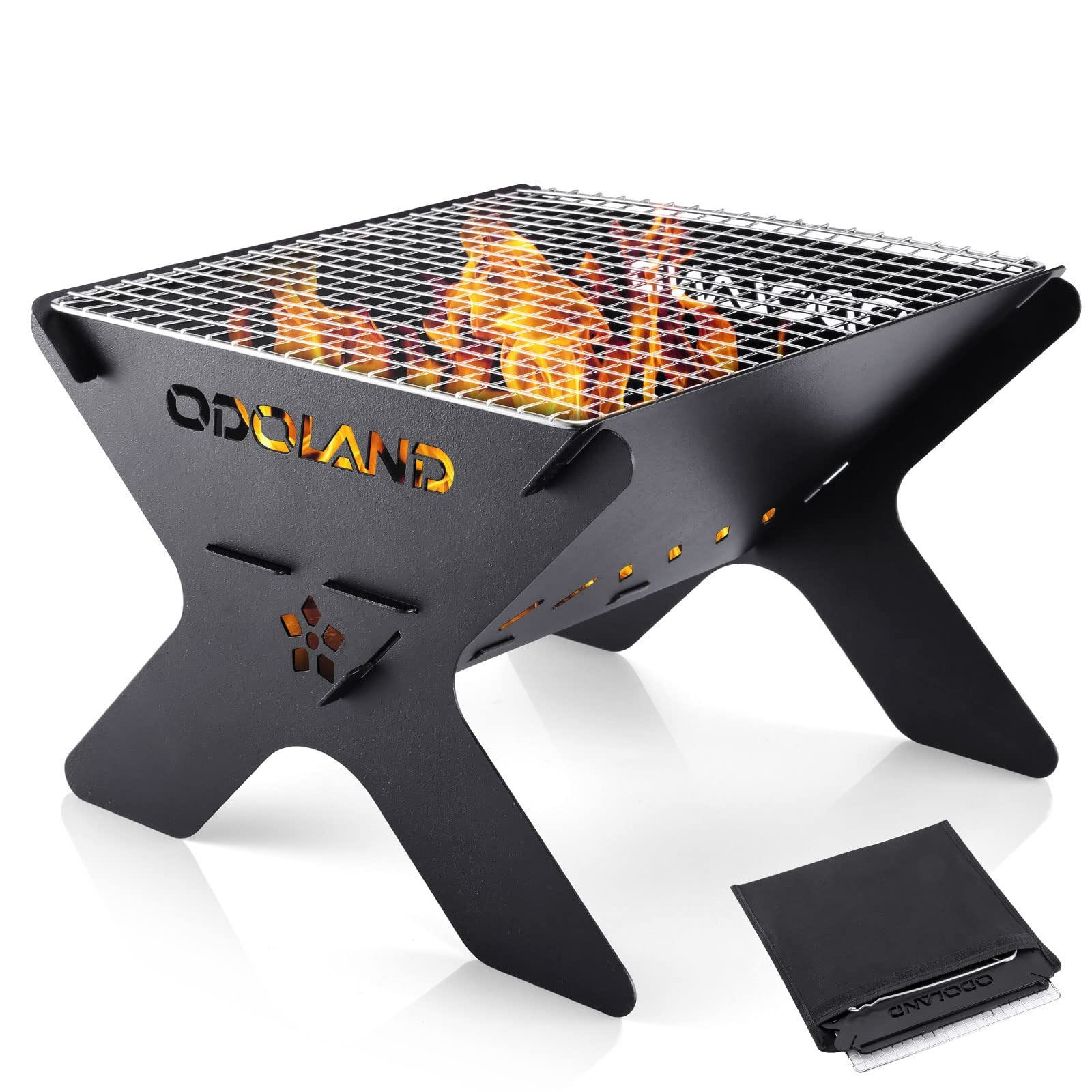 Camping Campfire Grill, Folding Charcoal Grills 1 each