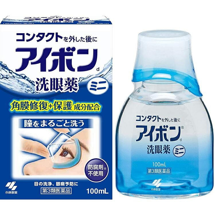 Kobayashi EYEBON Vitamin Eye Wash Blue Cool 100 ml