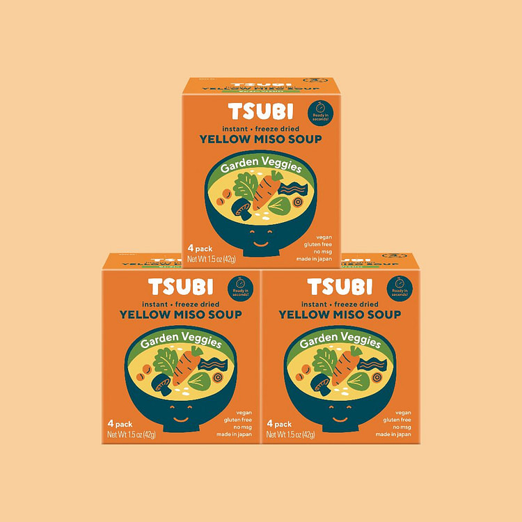 Yellow Miso with Garden Veggies Pack of 12-