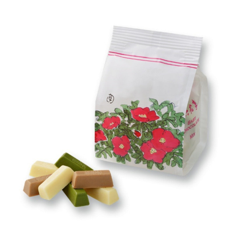 Rokkatei Flower Bag Mixed Chocolate 50g