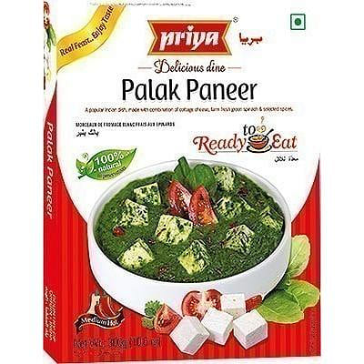 Priya Palak Paneer (Ready-to-Eat), 10.6 oz box 10.6 oz