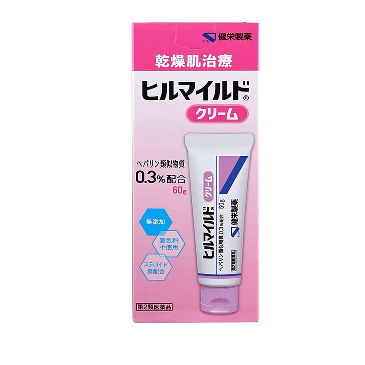 日本 健荣制药 护手霜 婴儿可用 手足用干裂修复膏/