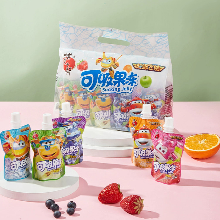 蜡笔小新吸吸果冻混合味10只