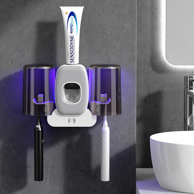 RENAI｜Smart Sterilized Toothbrush Holder RA-932 Light Grey 1 each