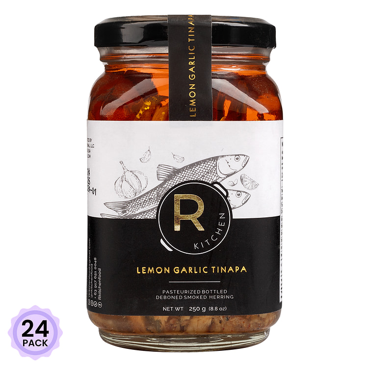RKitchen Lemon Garlic Tinapa Gourmet Bottle 250 克*24 包