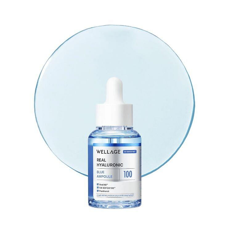 Wellage Real Hyaluronic Blue Ampoule 100 60ml 1 each