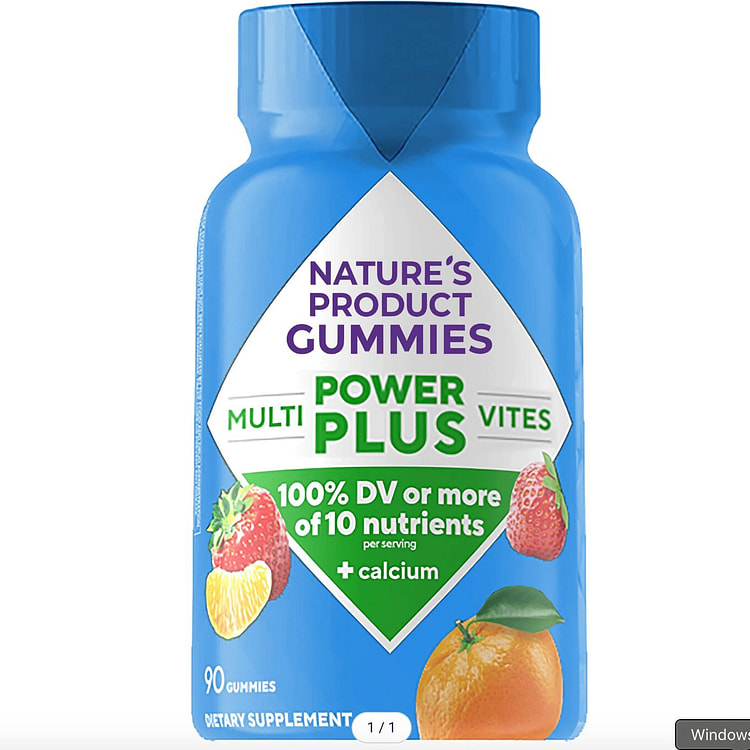 Power Plus 多种维生素软糖，90 粒装 1 瓶
