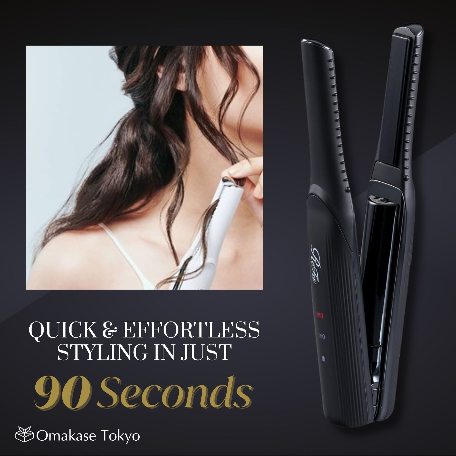 ReFa FINGER IRON ST ブラック リファ フィンガーアイロン ST（美容器具）｜ReFa（リファ）の