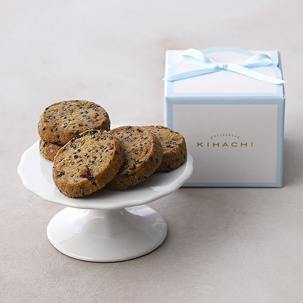 KIHACHI 黑芝麻红糖饼干 5块 1 盒