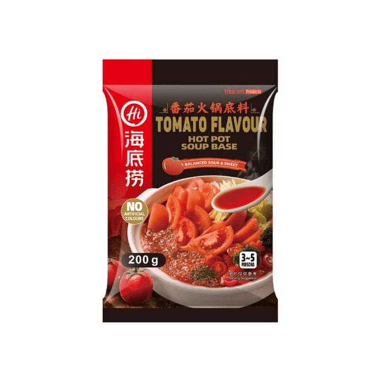 Haidilao Tomato Flavour Soup Base 200g