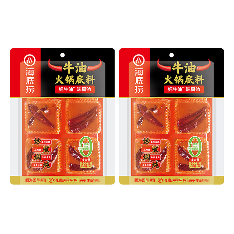 海底捞0添加麻辣牛油200g*1袋