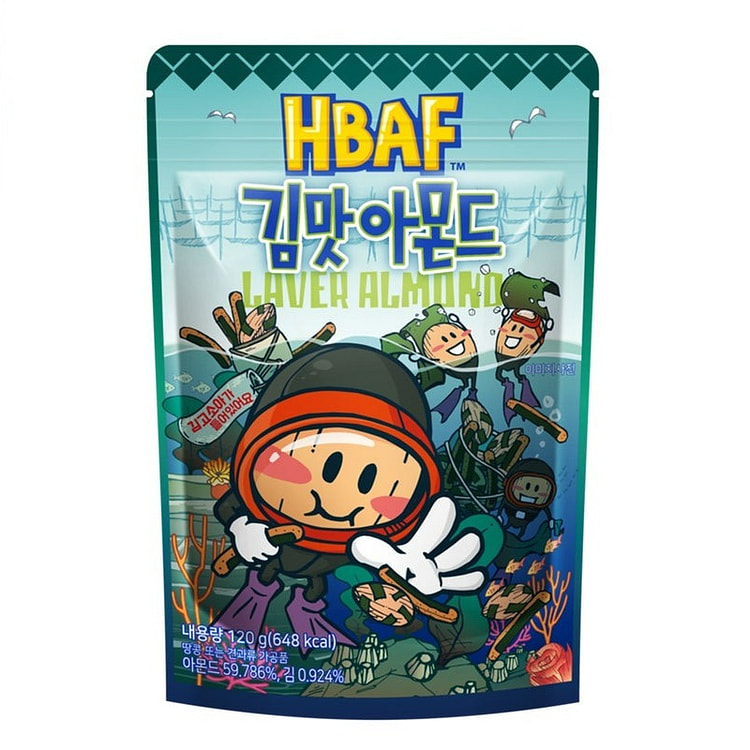 HBAF 海苔杏仁 1 份 120 克