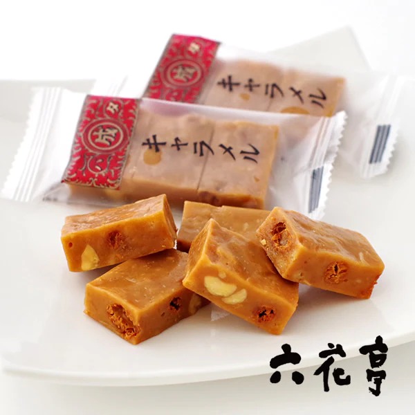 Hokkaido Post Rokkatei Caramel Almond Milk Candy 6pieces 1 box