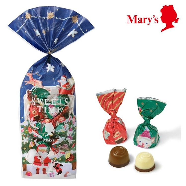【日本直邮】Mary‘s Chocolate玛丽巧克力圣诞限定 泡芙巧克力 60g