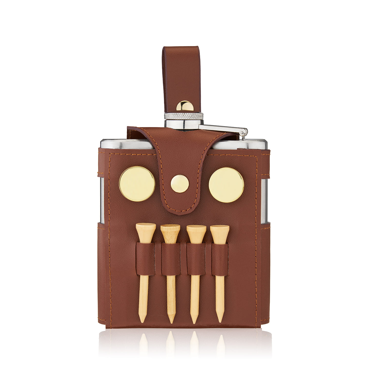 Golfer’s Flask and Accessory Set by True 8 each
